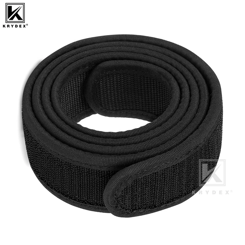 KRYDEX Tactical 1.5'' Buckleless Hook Liner Inner Belt Black Men Belt For EDC Waist Duty Belt Hunting Outdoor Accessories
KRYDEX Tactical 1.5'' Buckleless Hook Liner Inner Belt Black Men Belt For EDC Waist Duty Belt Hunting Outdoor Accessories