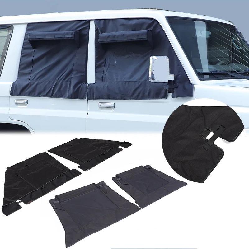 Foldable Car Sun Shade Camper Curtain Front Rear Car Window Sunshades Car Decoration For Toyota Land Cruiser 76 LC76 2007-2026
Foldable Car Sun Shade Camper Curtain Front Rear Car Window Sunshades Car Decoration For Toyota Land Cruiser 76 LC76 2007-2026
