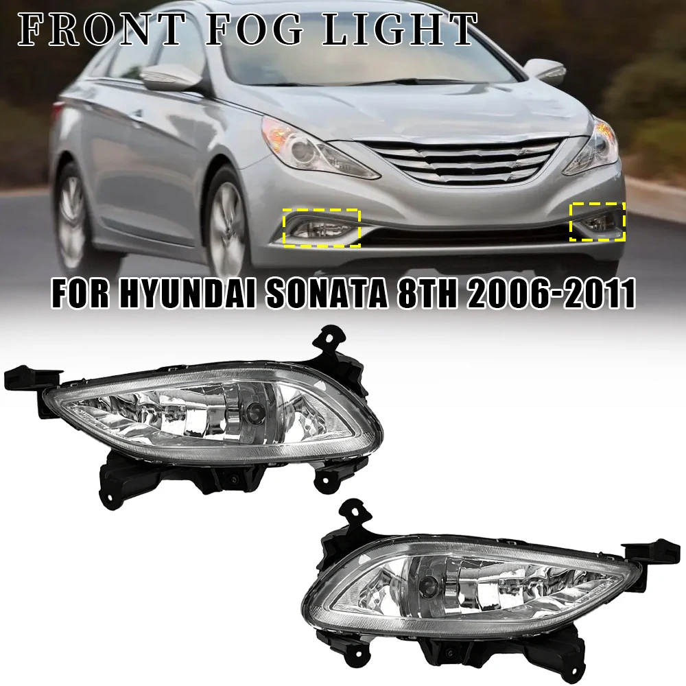 Car Geadlights DRL Fog lamp Driving Light lamp Front Bumper Fog Light For Hyundai Sonata 8th 2006 - 2011 92201-3S020 92202-3S020
Car Geadlights DRL Fog lamp Driving Light lamp Front Bumper Fog Light For Hyundai Sonata 8th 2006 - 2011 92201-3S020 92202-3S020