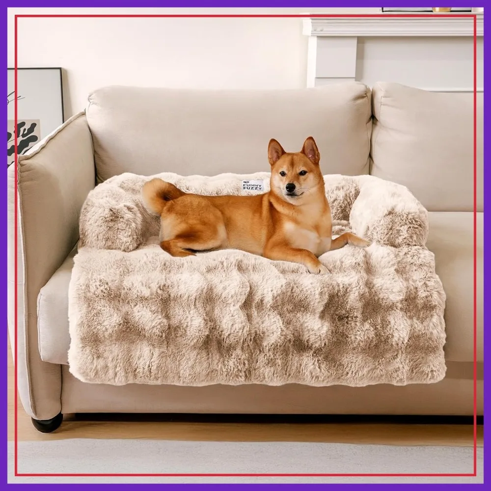 Fluffy Couch Cover for Dogs & Cats, Washable Sofa Protector, 33.5x28.4x5.5 in, Coffee
Fluffy Couch Cover for Dogs & Cats, Washable Sofa Protector, 33.5x28.4x5.5 in, Coffee