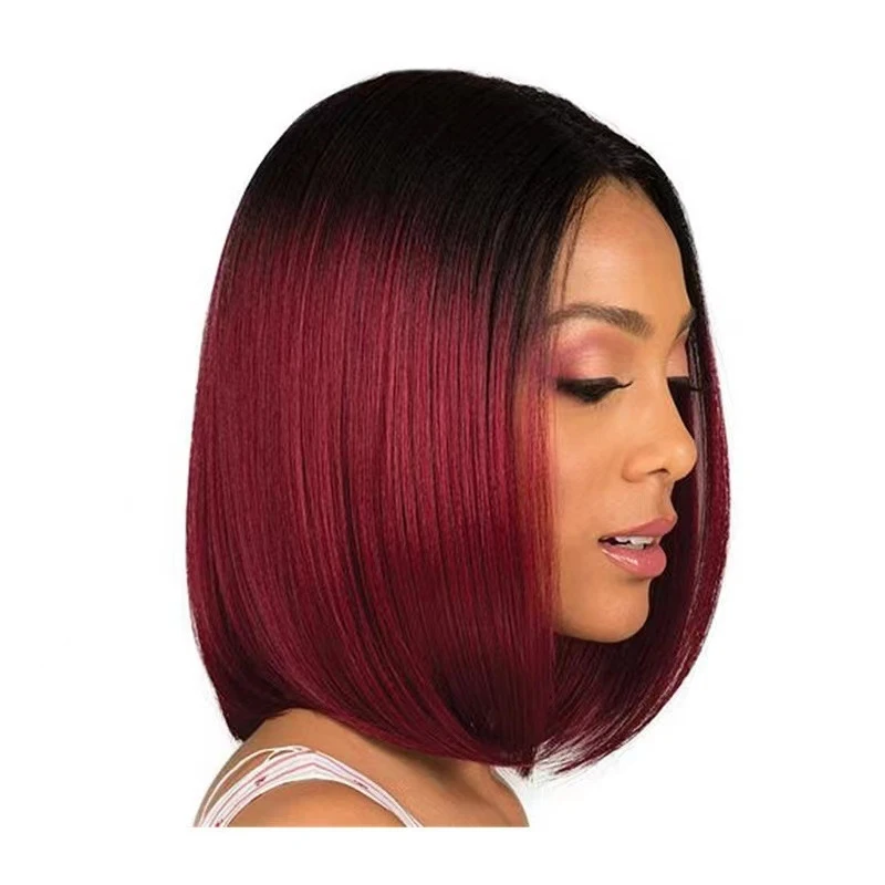 European and American women's fashionable short synthetic hair wigs, stylish wig headpieces
European and American women's fashionable short synthetic hair wigs, stylish wig headpieces