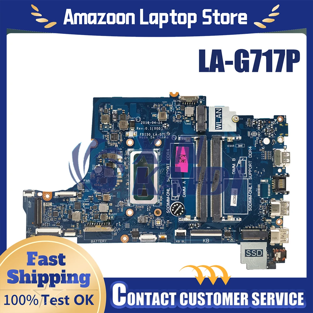 Материнская плата для ASUS X507L X507 F507 R507L X507MA X507LA, материнская плата для ноутбука W N4000 N5000 I5 I7 Inspiron 3490 3590 Vostro LA-G717P
Материнская плата для ASUS X507L X507 F507 R507L X507MA X507LA, материнская плата для ноутбука W N4000 N5000 I5 I7 Inspiron 3490 3590 Vostro LA-G717P