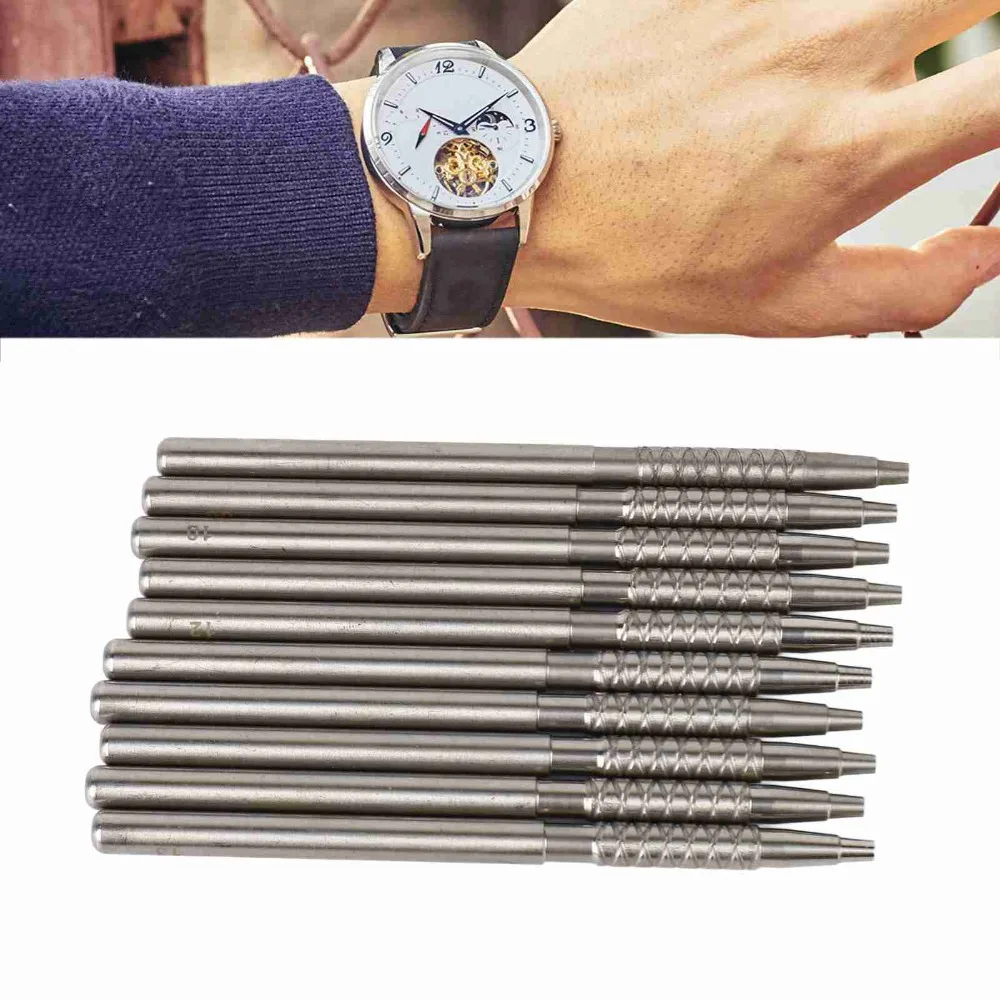 10Pcs Stainless steel Watch Hand Presser 10 pieces set Double head Watch Hand Tool Pen style Dual purpose Watch Fitting Pen
10Pcs Stainless steel Watch Hand Presser 10 pieces set Double head Watch Hand Tool Pen style Dual purpose Watch Fitting Pen
