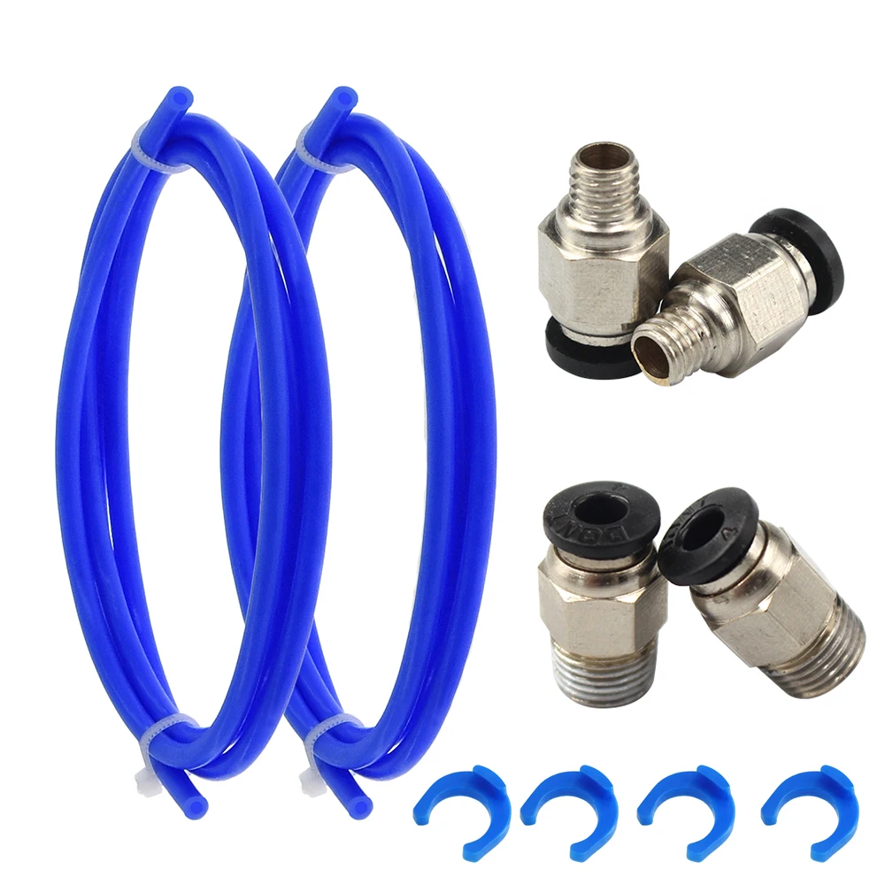 1Set PTFE Tube Fitting Connectors J-Head Hotend ID 1.9mm OD 4mm Cloned Filament Pipe for Ender 3 CR10 SP-5 3D Printer Parts
1Set PTFE Tube Fitting Connectors J-Head Hotend ID 1.9mm OD 4mm Cloned Filament Pipe for Ender 3 CR10 SP-5 3D Printer Parts