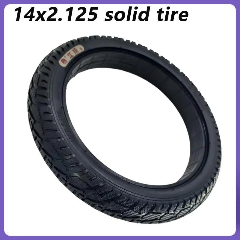 14x2.125 Solid Tire 14 inch Explosion proof Non Inflatable Tire for Electric Bicycle
14x2.125 Solid Tire 14 inch Explosion proof Non Inflatable Tire for Electric Bicycle