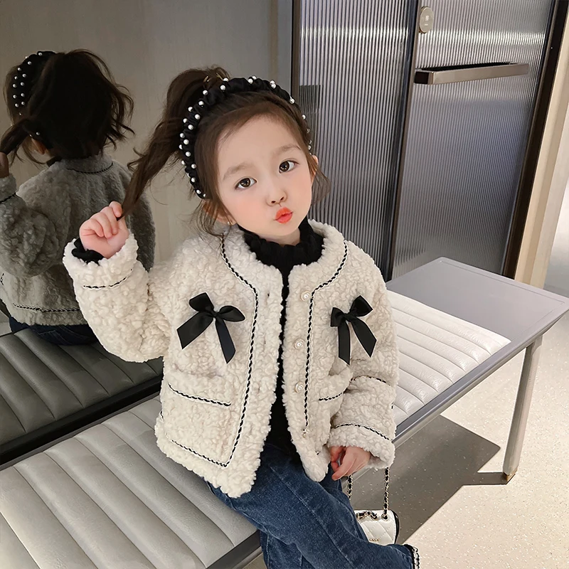 New Fashion Children's Clothes Spring Autumn Jacket For Baby Girls Coats Black Bow Elegant Girl French Chic Jacket Kids Clothing
New Fashion Children's Clothes Spring Autumn Jacket For Baby Girls Coats Black Bow Elegant Girl French Chic Jacket Kids Clothing