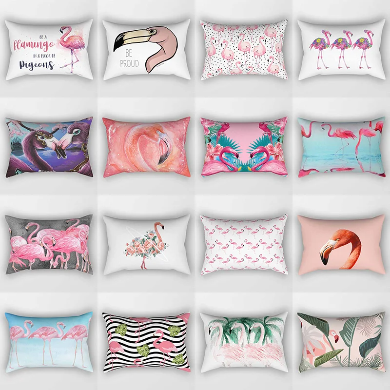 Tropical Nice Flamingoes Pattern Pillow Covers Travel Bedroom Short Plush Thick Pillow Cases Small Size 50cm By 30cm
Tropical Nice Flamingoes Pattern Pillow Covers Travel Bedroom Short Plush Thick Pillow Cases Small Size 50cm By 30cm