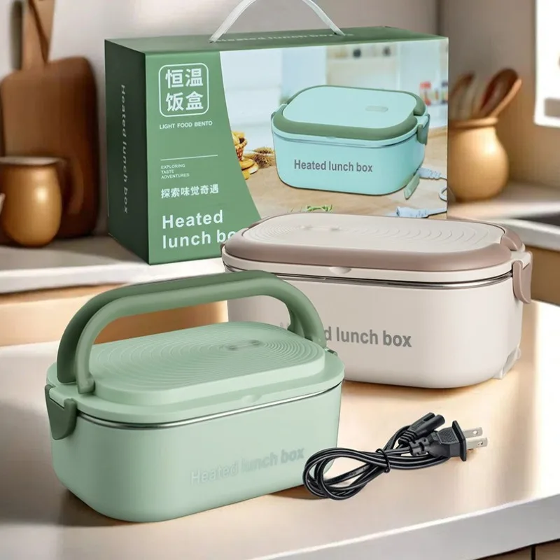 304 Steel Electric Food Warmer Lunch Box Portable Heating for Student Office
304 Steel Electric Food Warmer Lunch Box Portable Heating for Student Office