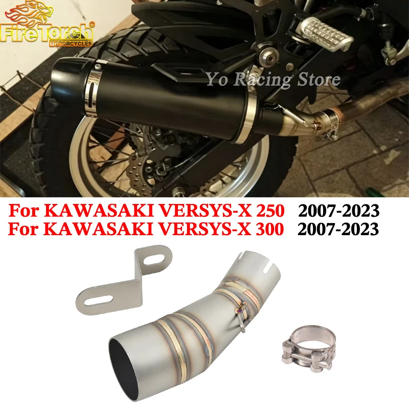 Slip On Motorcycle Exhaust System Escape Middle Connecting 51mm Moto Muffler For KAWASAKI VERSYS-X 250 VERSYS-X 300 2017 - 2023
Slip On Motorcycle Exhaust System Escape Middle Connecting 51mm Moto Muffler For KAWASAKI VERSYS-X 250 VERSYS-X 300 2017 - 2023