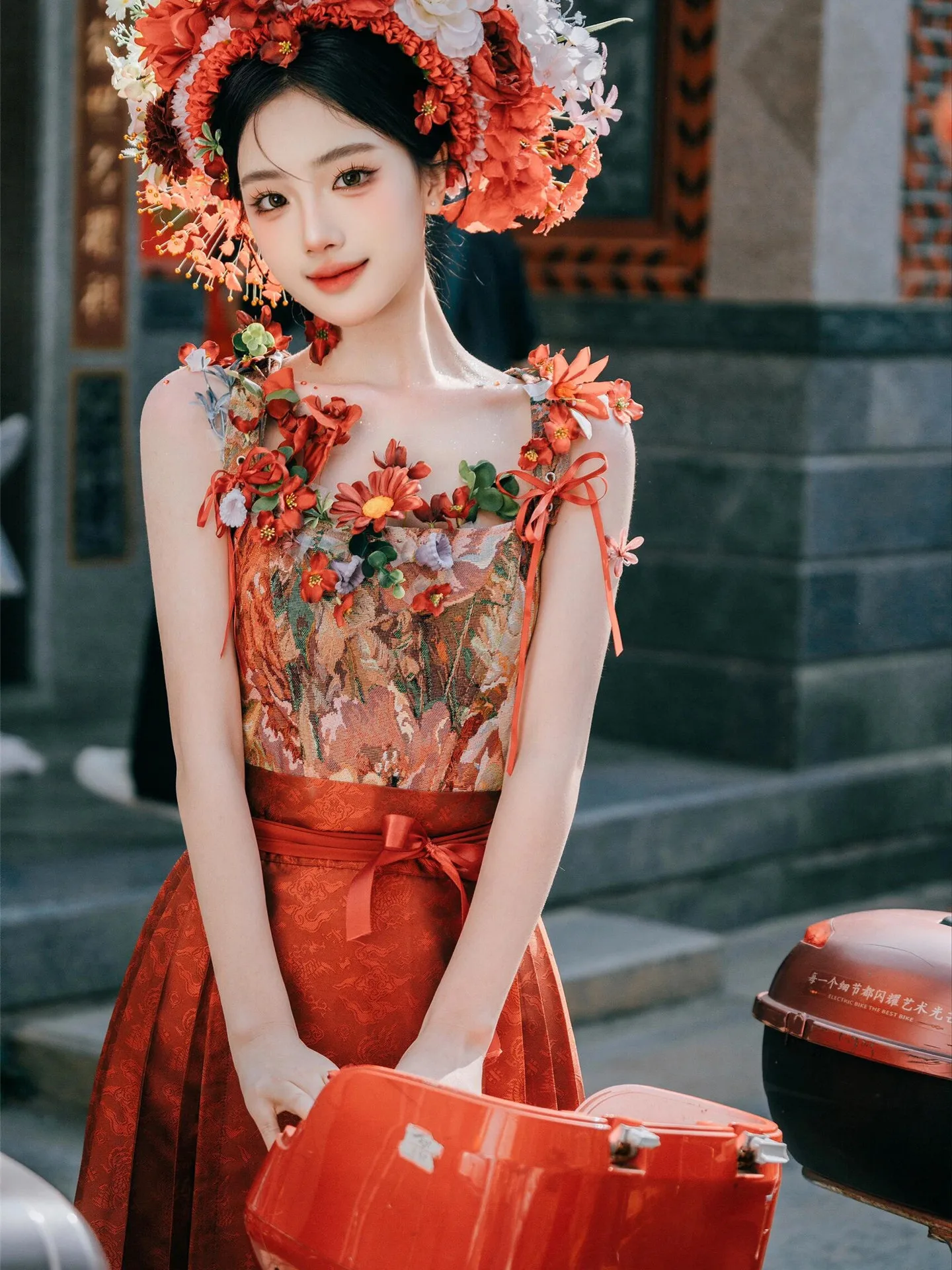 Ele Ethnic Sle Tailed Skirt Women's Faion Photoaphy Costume Floral Hairpin Traditional Chinese Clothing
Ele Ethnic Sle Tailed Skirt Women's Faion Photoaphy Costume Floral Hairpin Traditional Chinese Clothing