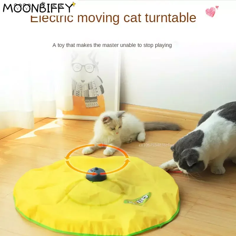 Funny Cat Toys Electric Cat Turntable Cat Toy Automatic Funny Cat Stick Rotating Electric Toy Cat Supplies игрушки для кошек
Funny Cat Toys Electric Cat Turntable Cat Toy Automatic Funny Cat Stick Rotating Electric Toy Cat Supplies игрушки для кошек