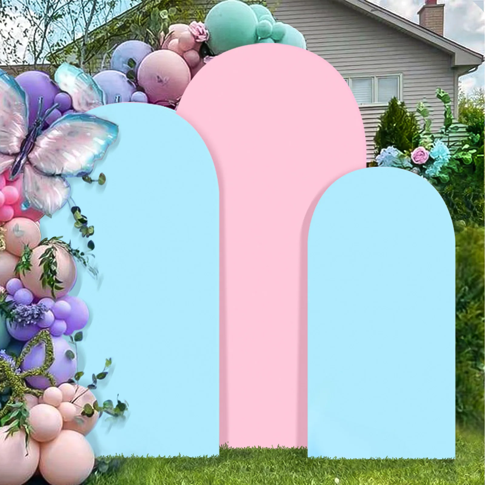 OurWarm Set of 3 4FT 5FT 6FT, Pink and Blue 2 in 1 Round Backdrop Covers for Birthday Party Baby Shower Wedding Arch Stand Decor
OurWarm Set of 3 4FT 5FT 6FT, Pink and Blue 2 in 1 Round Backdrop Covers for Birthday Party Baby Shower Wedding Arch Stand Decor