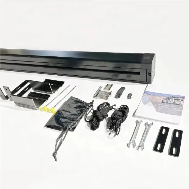 Auto Parts Quick Open Aluminum Retractable Camper Off-Road Roof Side Awning for Cars with Light Emitting Diodes
Auto Parts Quick Open Aluminum Retractable Camper Off-Road Roof Side Awning for Cars with Light Emitting Diodes