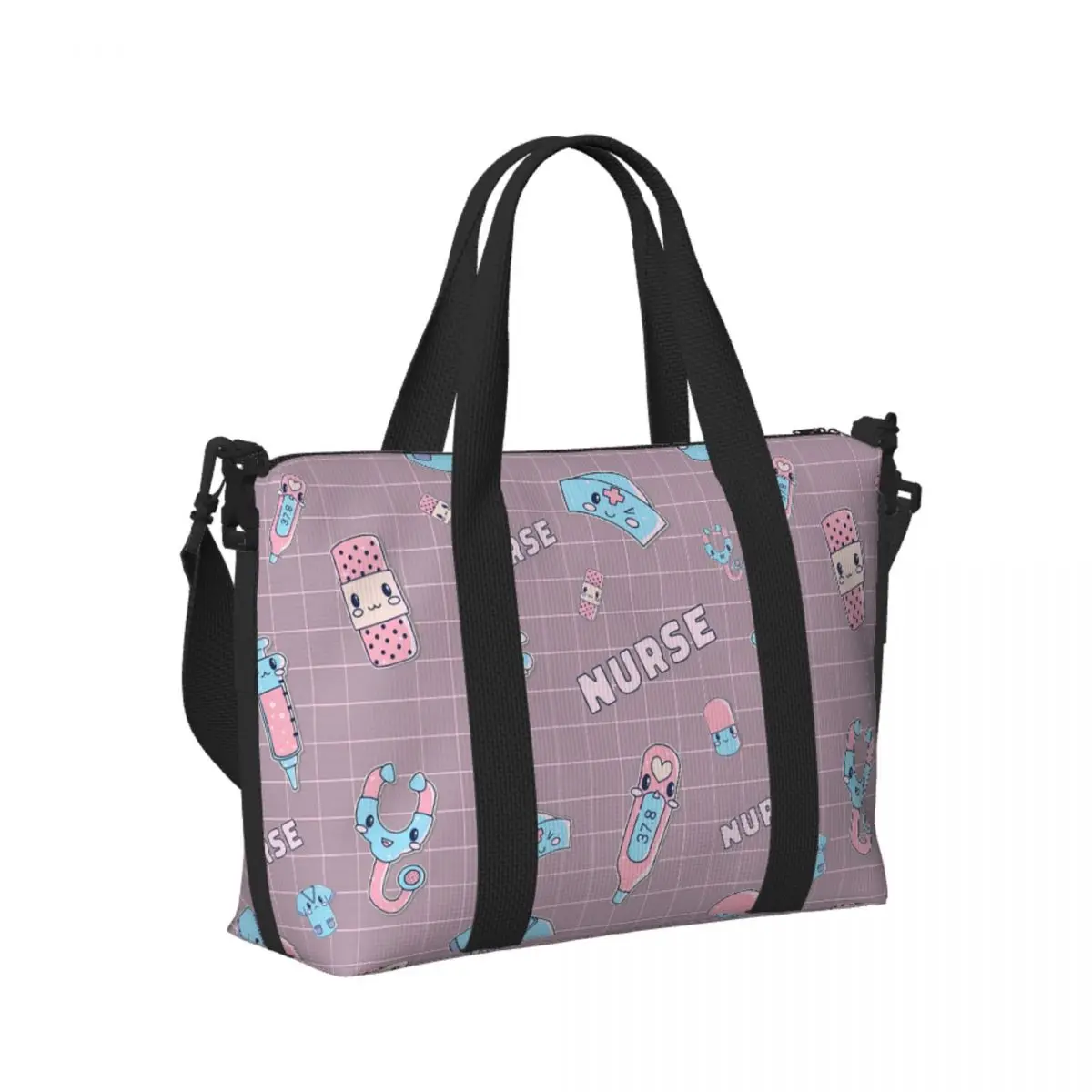 Custom Kawaii Hospital Medical Nurses Beach Travel Bag Large Capacity Tote Bags for Gym Yoga Women Shopping Duffle Shoulder Bag
Custom Kawaii Hospital Medical Nurses Beach Travel Bag Large Capacity Tote Bags for Gym Yoga Women Shopping Duffle Shoulder Bag