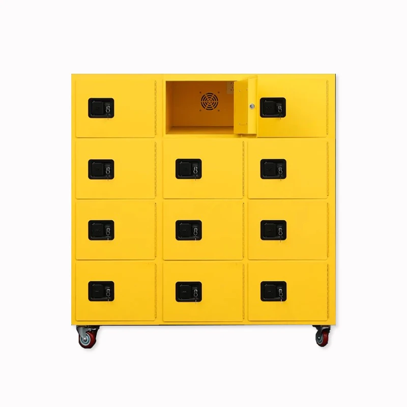 Residential 12 Cells Charging Cabinet Fireproof Lithium Battery Cabinet for Laptops and Tablets
Residential 12 Cells Charging Cabinet Fireproof Lithium Battery Cabinet for Laptops and Tablets