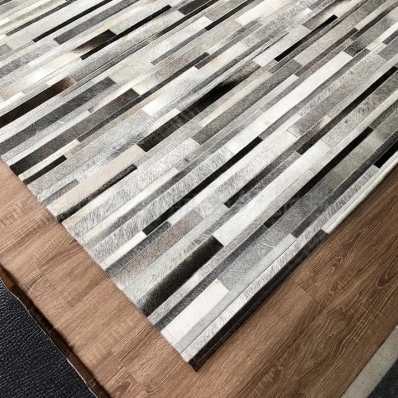 Real Cowhide Handmade Carpet for Living Room American Simple Geometric Home Area Rug Floor Mat Sofa Tea Table Large Rug
Real Cowhide Handmade Carpet for Living Room American Simple Geometric Home Area Rug Floor Mat Sofa Tea Table Large Rug