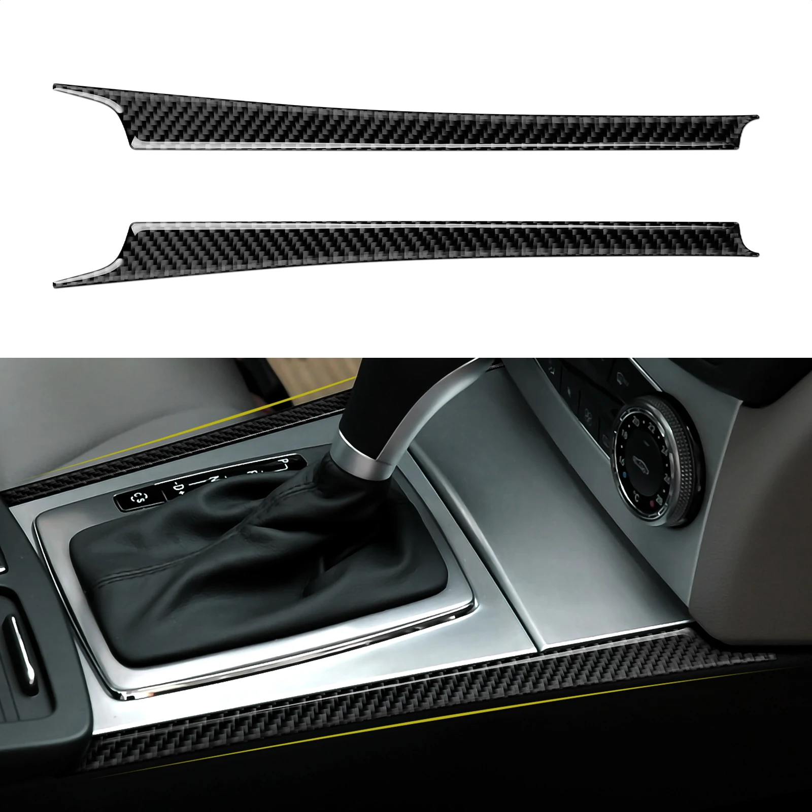 For Mercedes-Benz C-Class W204 S204 C204 Car Center Console Side Decorative Strips, Carbon Fiber Interior Sticker Accessories
For Mercedes-Benz C-Class W204 S204 C204 Car Center Console Side Decorative Strips, Carbon Fiber Interior Sticker Accessories