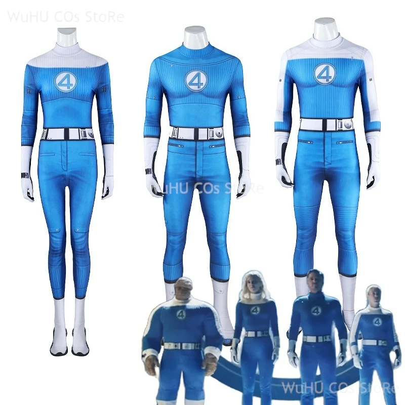 Фильм Fantastic Cos4 Reed Richards Косплей Костюм Женщины Мужчины Синий Комбинезон Супергерой Зентаи Вечерние Невидимый Мужской Комбинезон Cos
Фильм Fantastic Cos4 Reed Richards Косплей Костюм Женщины Мужчины Синий Комбинезон Супергерой Зентаи Вечерние Невидимый Мужской Комбинезон Cos