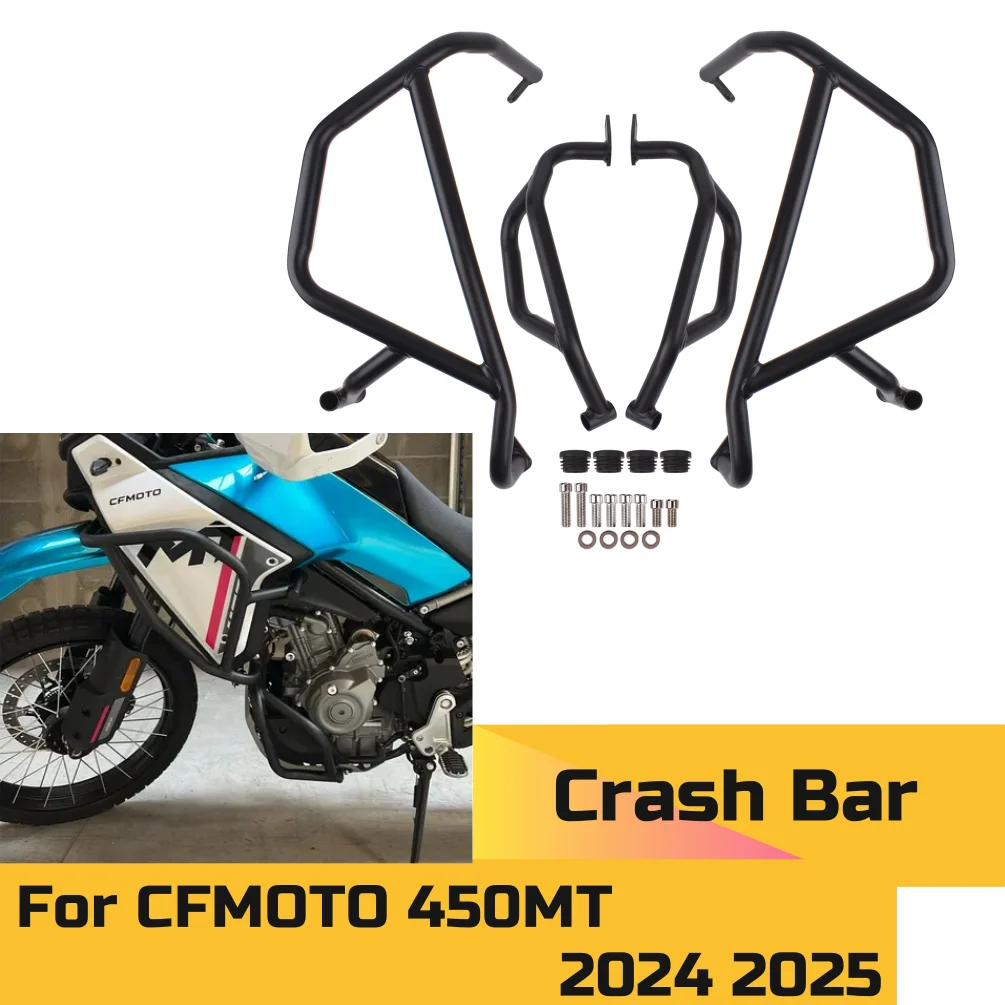 450MT Engine Guard Highway Crash Bars For CFMOTO 450 MT 2024 2025 Upper Bumper Falling Frame Protection Motorcycle Accessories
450MT Engine Guard Highway Crash Bars For CFMOTO 450 MT 2024 2025 Upper Bumper Falling Frame Protection Motorcycle Accessories