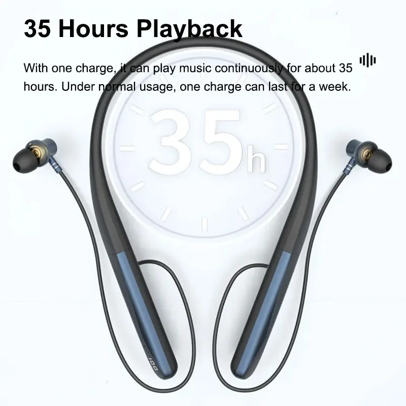 Wireless vibration headphones - 6.0 channel Bluetooth headphones - Multi-channel bass stereo - Special-designed sports neck stra
Wireless vibration headphones - 6.0 channel Bluetooth headphones - Multi-channel bass stereo - Special-designed sports neck stra