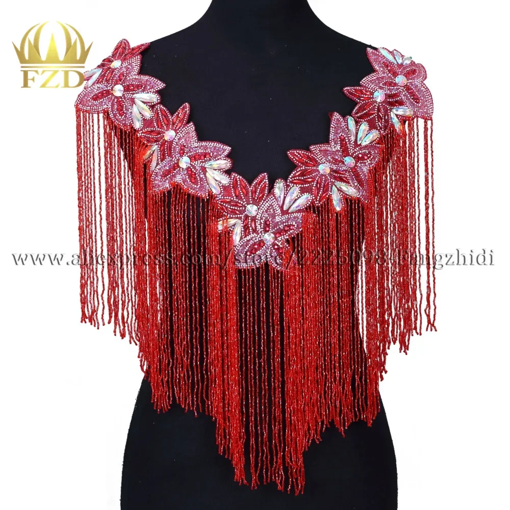 FZD Wholesale 5 Pcs Handicraft Sewing on Tassel Fringe Beaded Applique Women Clothing Patch DIY Decorative Material Accessories
FZD Wholesale 5 Pcs Handicraft Sewing on Tassel Fringe Beaded Applique Women Clothing Patch DIY Decorative Material Accessories