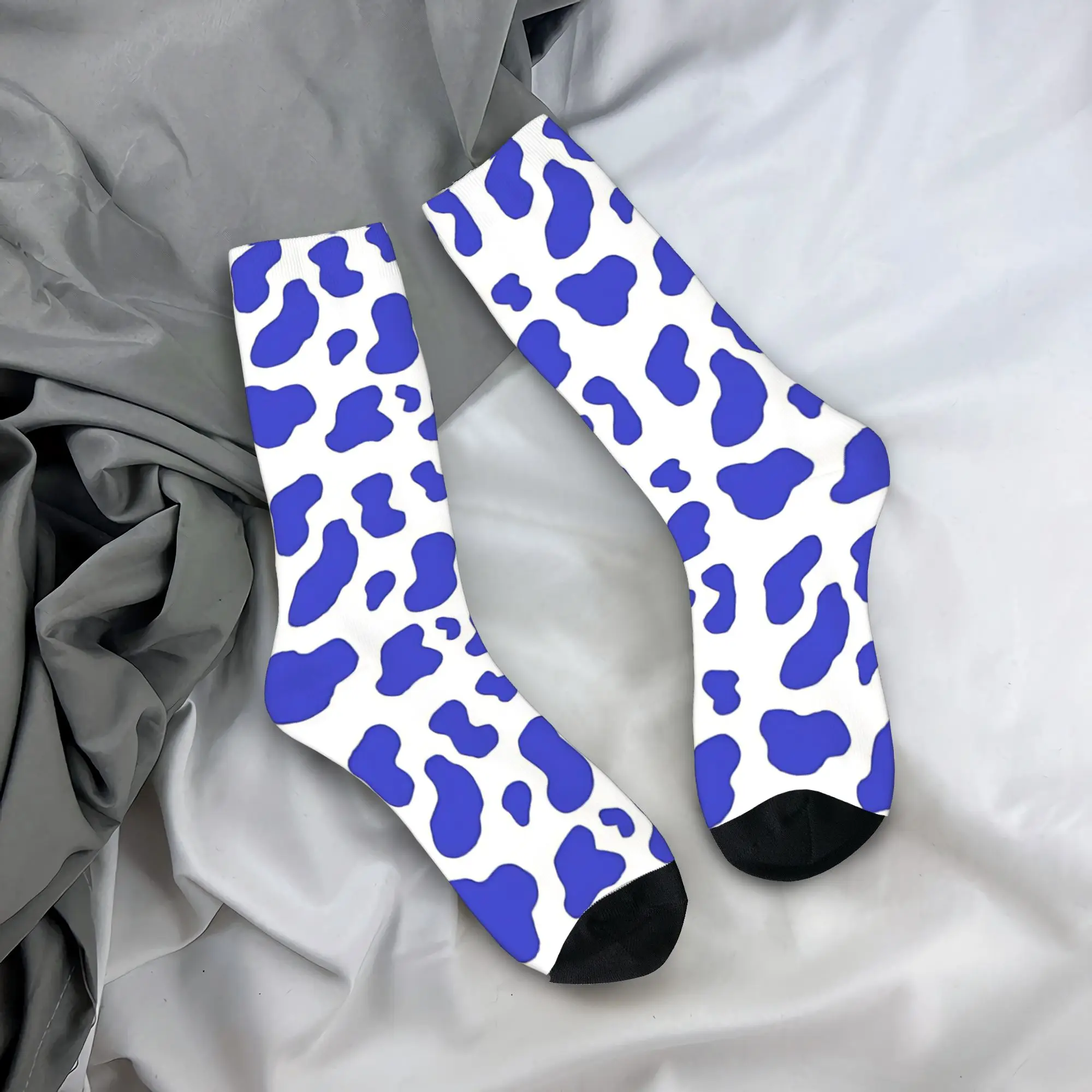 Blue Cow Pattern Stockings Cow Printed Novelty Socks Spring Anti Sweat Socks Women Men Skateboard Breathable Socks
Blue Cow Pattern Stockings Cow Printed Novelty Socks Spring Anti Sweat Socks Women Men Skateboard Breathable Socks