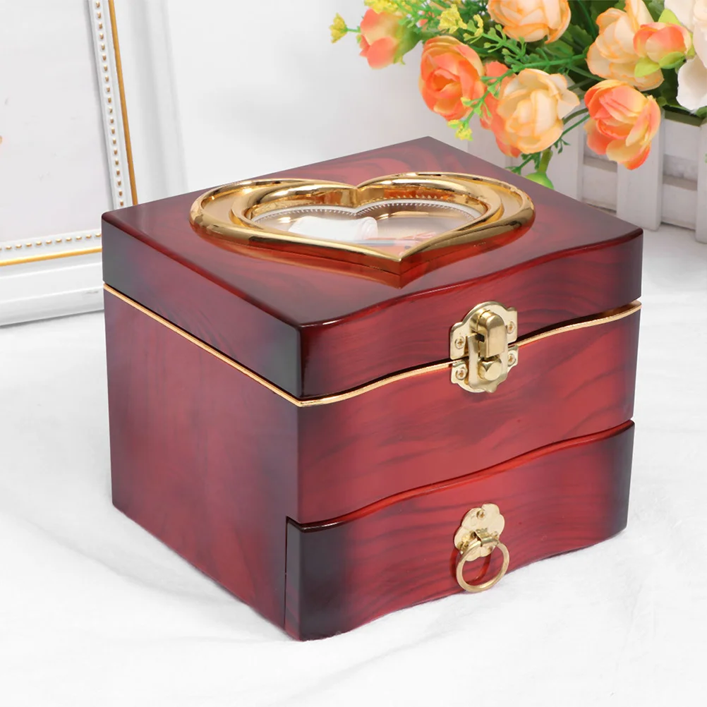 Red Creative Music Jewelry Storage Box Dancing Musical Jewelry Case Durable Material for Necklaces Bracelets
Red Creative Music Jewelry Storage Box Dancing Musical Jewelry Case Durable Material for Necklaces Bracelets