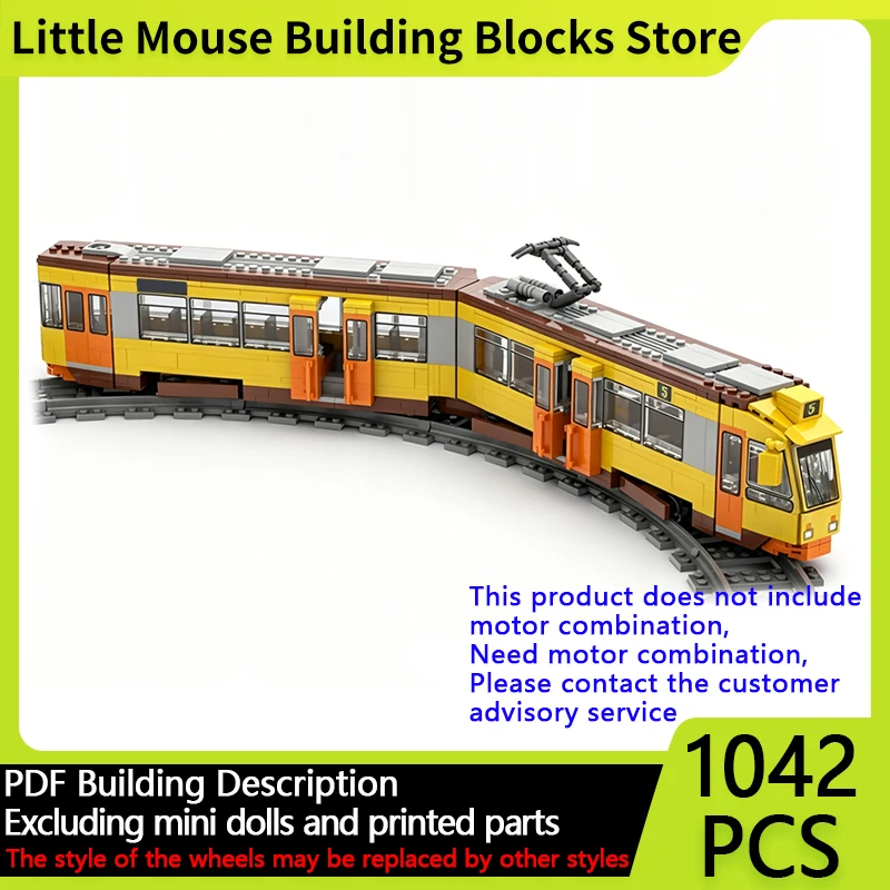 City Car Model MOC Building Bricks Type ZGT-6 Articulated Tram Modular Technology Gifts Holiday Assemble Children Toys Suit
City Car Model MOC Building Bricks Type ZGT-6 Articulated Tram Modular Technology Gifts Holiday Assemble Children Toys Suit