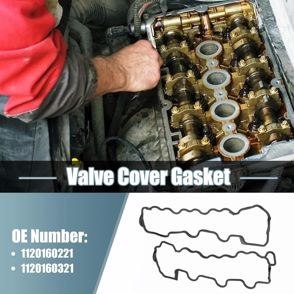 A1120160221 / A1120160321 Подходит для Mercedes-Benz C240 2001-2005, C280 1998-2000, SLK320, S350, ML350, 1 пара прокладок клапанной крышки
A1120160221 / A1120160321 Подходит для Mercedes-Benz C240 2001-2005, C280 1998-2000, SLK320, S350, ML350, 1 пара прокладок клапанной крышки