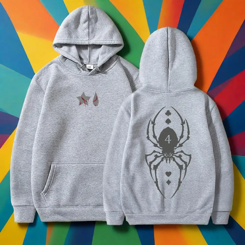 Темная эстетичная толстовка с загадочным узором без шнурков, мужская толстовка в уличном стиле, наряд для пар, осенне-зимняя одежда
Темная эстетичная толстовка с загадочным узором без шнурков, мужская толстовка в уличном стиле, наряд для пар, осенне-зимняя одежда