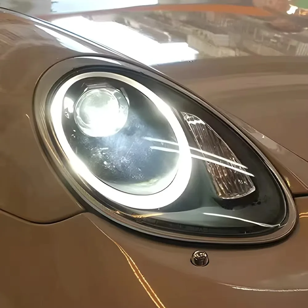 Для Porsche Boxster Cayman 987.1 2004-2008: Комплект передних светодиодных фар с линзами-проекторами, высококачественные аксессуары для автомобиля
Для Porsche Boxster Cayman 987.1 2004-2008: Комплект передних светодиодных фар с линзами-проекторами, высококачественные аксессуары для автомобиля