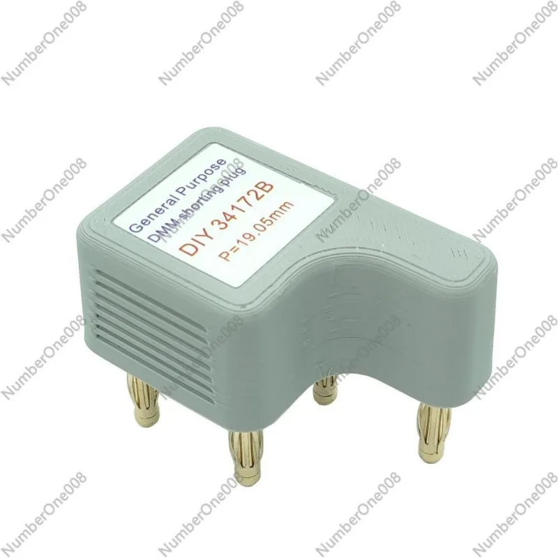 DIY 34172B four-wire short-circuit device, universal six-and-a-half multimeter 0-point correction check short-circuit plug
DIY 34172B four-wire short-circuit device, universal six-and-a-half multimeter 0-point correction check short-circuit plug