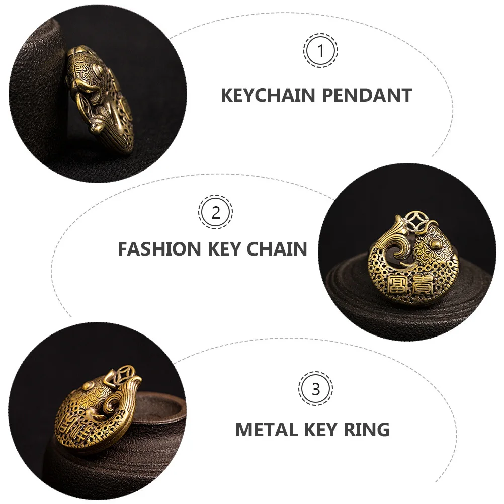 3Pcs Fish Shape Copper Keychain Pendant Unique Creative Key Ring Hanging Bag Ornaments Daily Use Key Chain Decor
3Pcs Fish Shape Copper Keychain Pendant Unique Creative Key Ring Hanging Bag Ornaments Daily Use Key Chain Decor