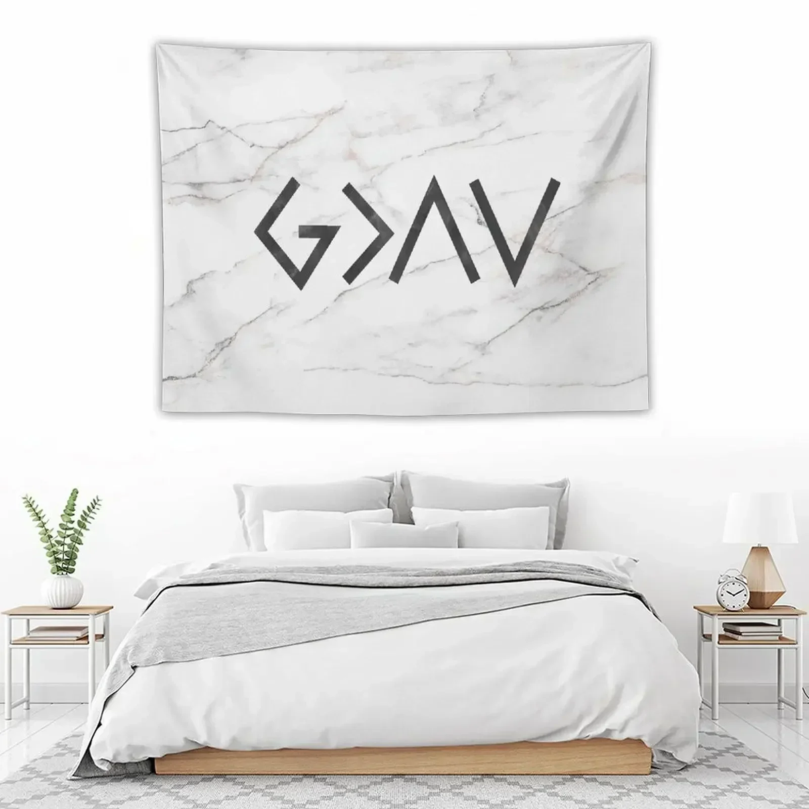 God is greater than the highs and lows - Christian marble design Tapestry Bedroom Decorations Wallpaper Tapestry
God is greater than the highs and lows - Christian marble design Tapestry Bedroom Decorations Wallpaper Tapestry