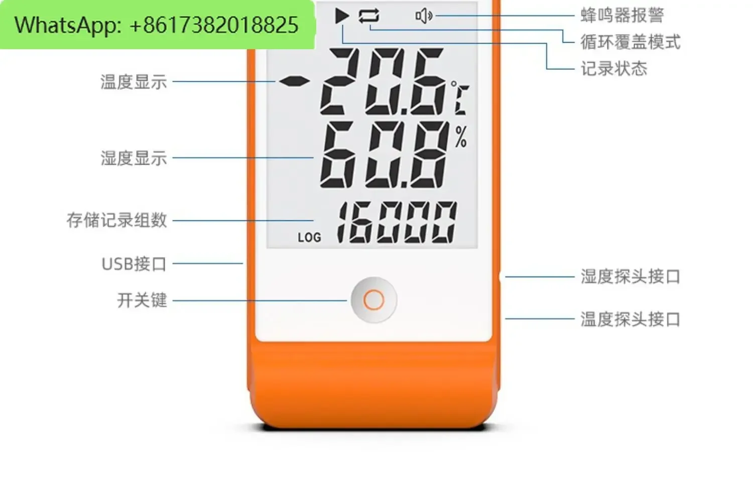 GSP-6 Temperature and Humidity Recorder Certified High Precision Temperature and Humidity Meter Cold Chain Medical Refrigerator
GSP-6 Temperature and Humidity Recorder Certified High Precision Temperature and Humidity Meter Cold Chain Medical Refrigerator