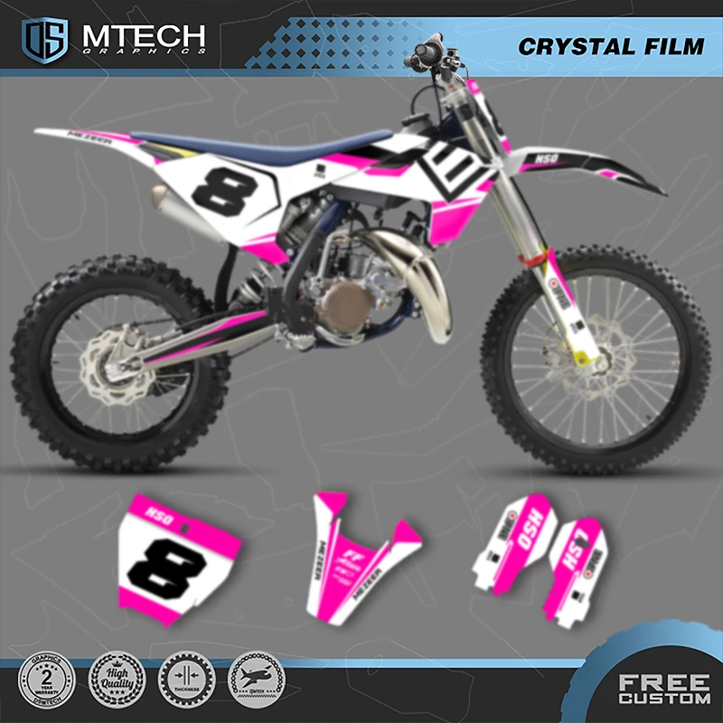 DSMTECH пользовательские графические фоны для команды, наклейки, наборы наклеек для Husqvarna TC 85 2023 2022 2021 2020 2019 2018 013
DSMTECH пользовательские графические фоны для команды, наклейки, наборы наклеек для Husqvarna TC 85 2023 2022 2021 2020 2019 2018 013