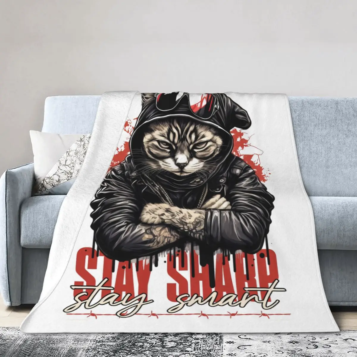 Savage Assassin Cat Bed Blanket Bed Covers Luxury Blanket Flannel Blanket Air conditioning blanket
Savage Assassin Cat Bed Blanket Bed Covers Luxury Blanket Flannel Blanket Air conditioning blanket
