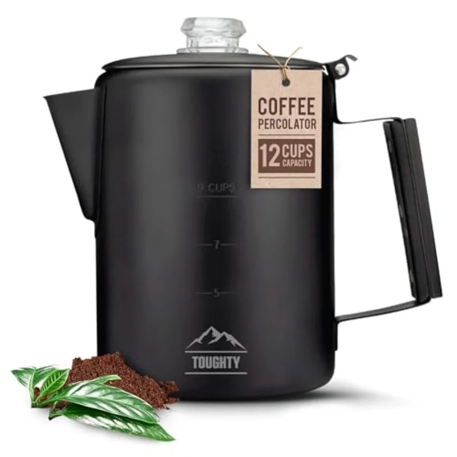 Yosemite Percolator Coffee Pot Classic Stovetop Coffee Maker for Camping Hiking and Home Durable Stainless Steel Pot Compatible
Yosemite Percolator Coffee Pot Classic Stovetop Coffee Maker for Camping Hiking and Home Durable Stainless Steel Pot Compatible