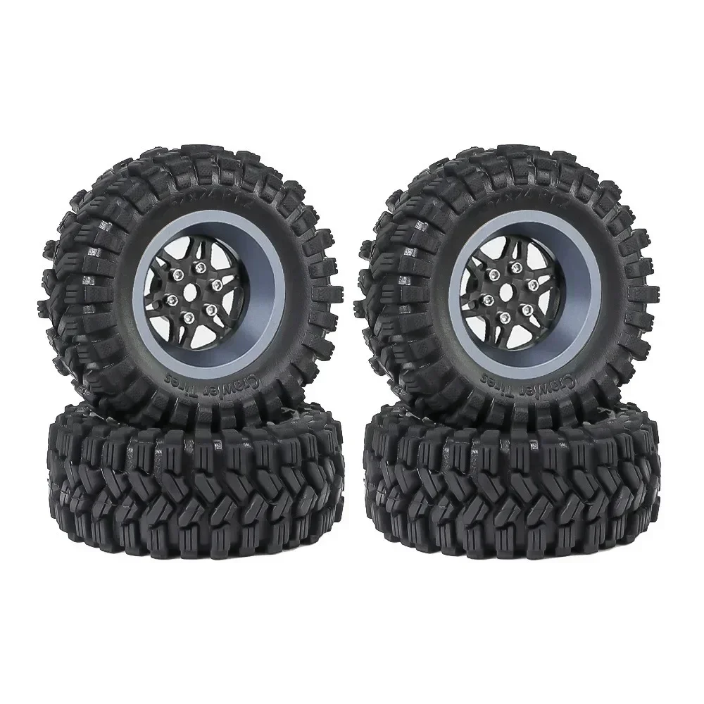 4pcs 62mm 1.2 Carbon Fiber Beadlock Wheel Tire Set For 1/18 1/24 RC Crawler Car TRX4M SCX24 AX24 FCX24 Upgrade Parts
4pcs 62mm 1.2 Carbon Fiber Beadlock Wheel Tire Set For 1/18 1/24 RC Crawler Car TRX4M SCX24 AX24 FCX24 Upgrade Parts