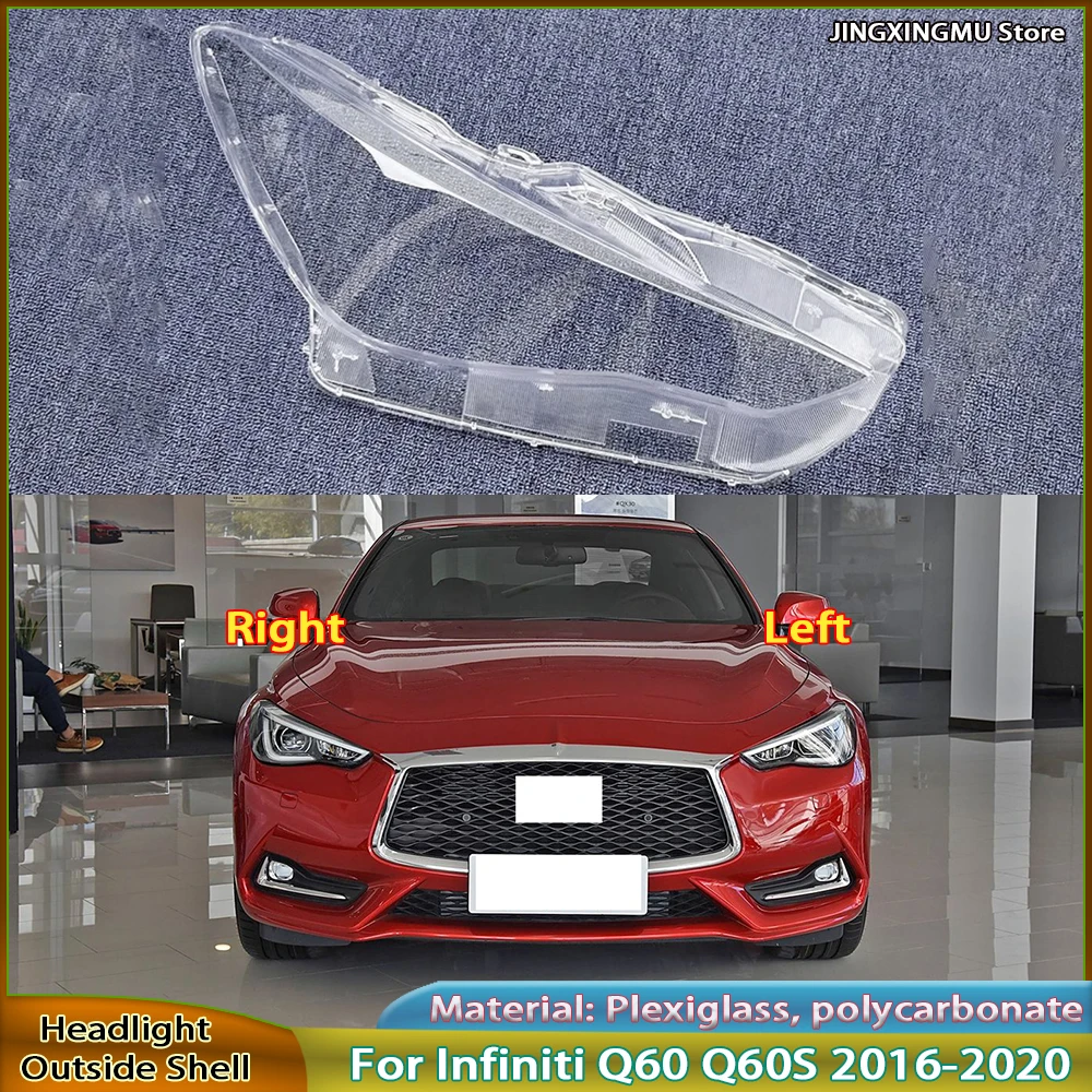 Front Headlight Cover Transparent Lampshade Lamp Shell Masks For Infiniti Q60 Q60S 2016 2017 2018 2019 2020
Front Headlight Cover Transparent Lampshade Lamp Shell Masks For Infiniti Q60 Q60S 2016 2017 2018 2019 2020
