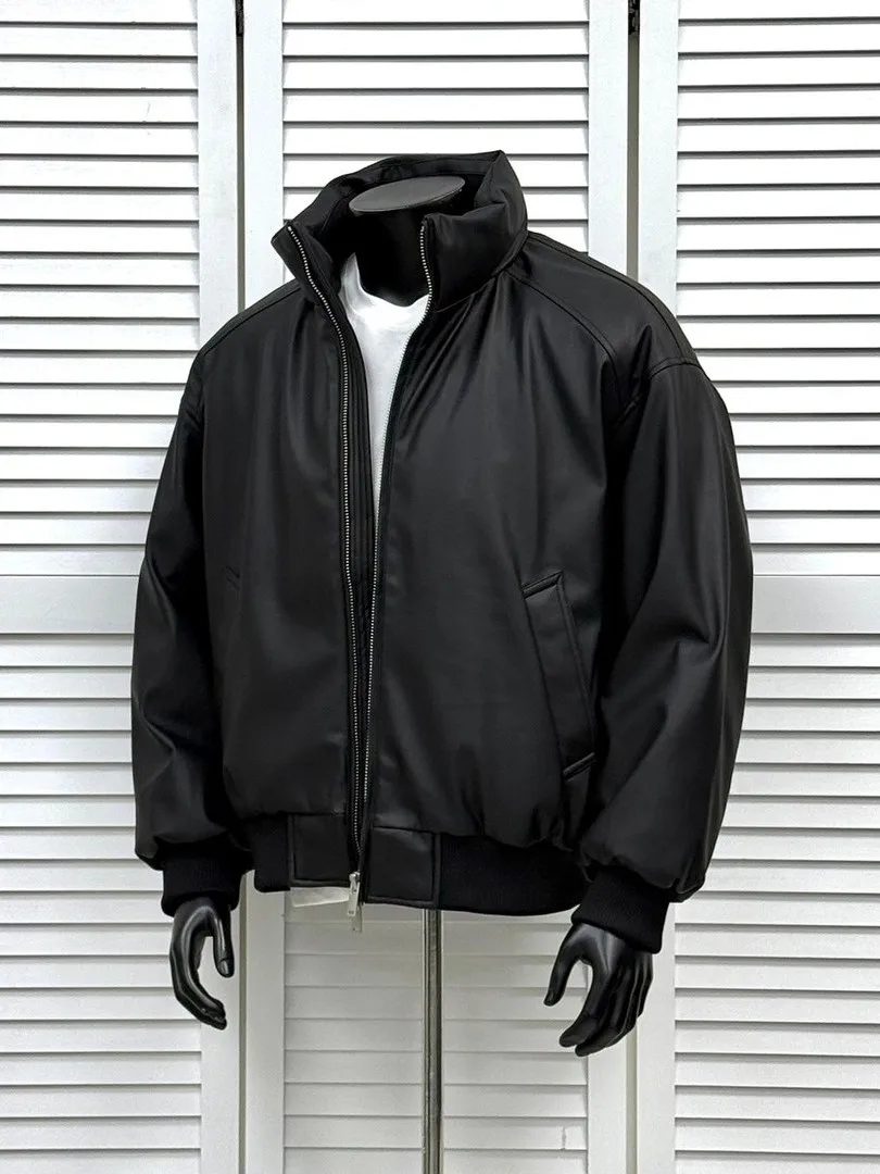 Men's Biker Sle Thiened ort down Jaet Faionable Winter Warm Polyester Fiber Casual Wear Urban Commute Universal Fit
Men's Biker Sle Thiened ort down Jaet Faionable Winter Warm Polyester Fiber Casual Wear Urban Commute Universal Fit