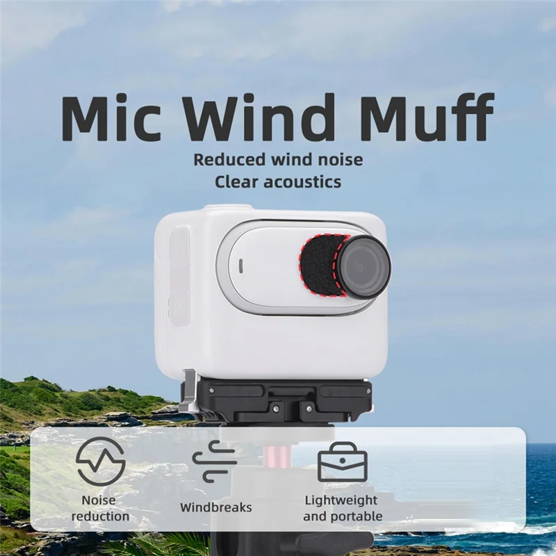 New--Mic Wind Muff Windproof Cotton Audio Kit Noise Reducer Sponge For Insta360 GO 3 GO3S Accessories
New--Mic Wind Muff Windproof Cotton Audio Kit Noise Reducer Sponge For Insta360 GO 3 GO3S Accessories
