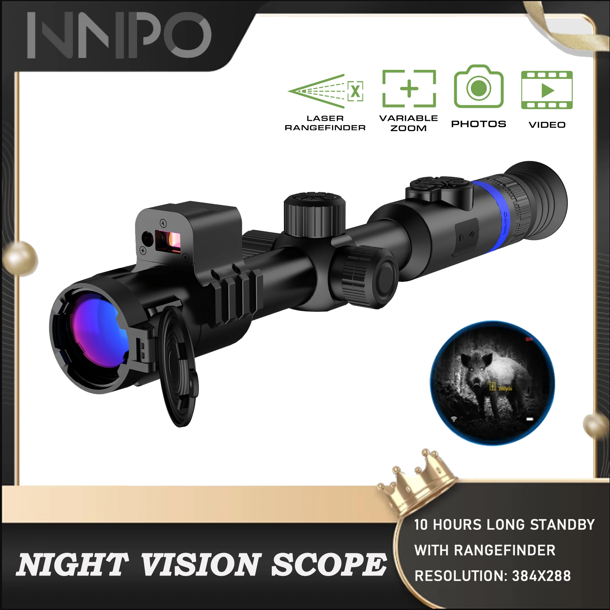 NNPO DC23-LRF прибор ночного видения охотничья камера 12 мкм 384*288 датчик дальномер IP67 Водонепроницаемый Монокуляр цифровые камеры Caza
NNPO DC23-LRF прибор ночного видения охотничья камера 12 мкм 384*288 датчик дальномер IP67 Водонепроницаемый Монокуляр цифровые камеры Caza