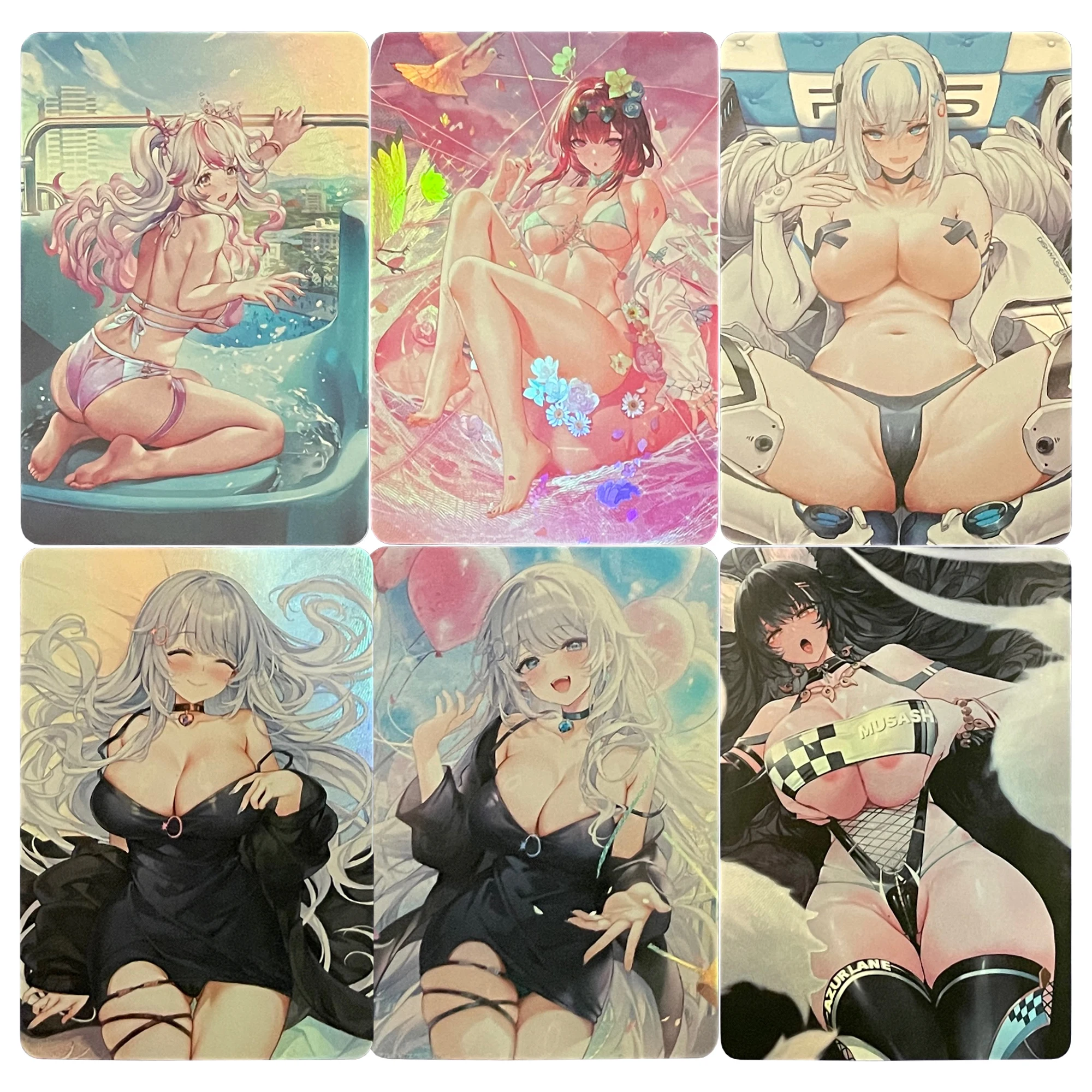 Diy 2Pcs/set Anime Girls ACG Flash Card Kawaii Nilou IJN Taiho Gift Toy Game Anime Collection Card
Diy 2Pcs/set Anime Girls ACG Flash Card Kawaii Nilou IJN Taiho Gift Toy Game Anime Collection Card