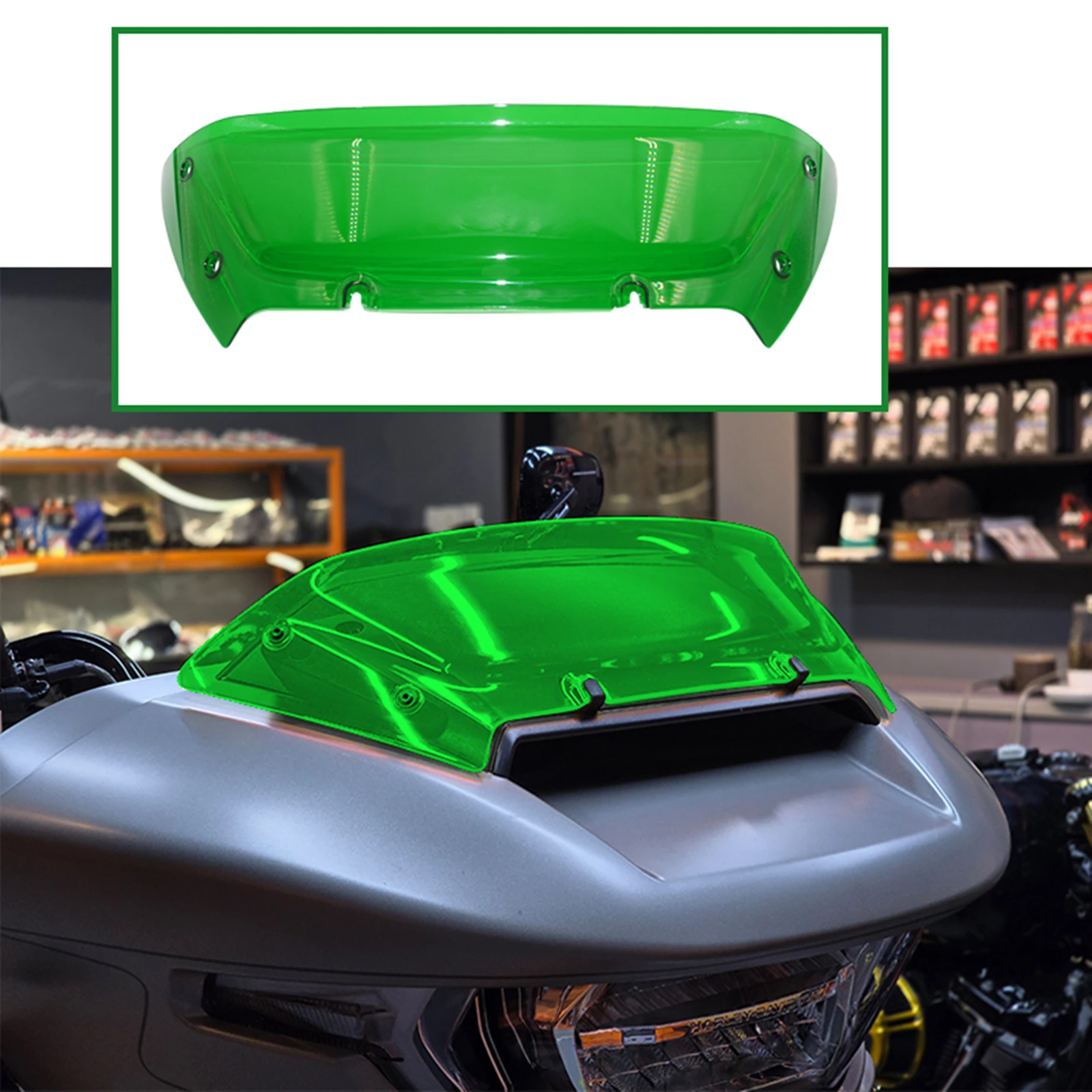 Motorcycle Front Windshield Wind Deflector Splitter Windscreen Cover For Harley Road Glide CVO/SE FLTRXSE FLTRX CVO ST FLTRXSTSE
Motorcycle Front Windshield Wind Deflector Splitter Windscreen Cover For Harley Road Glide CVO/SE FLTRXSE FLTRX CVO ST FLTRXSTSE