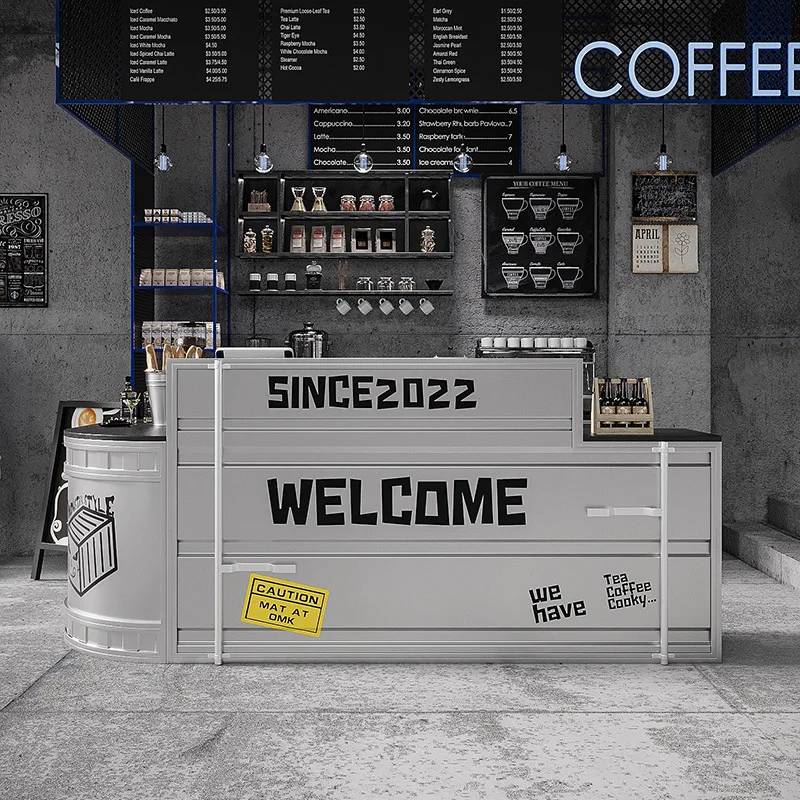Industrial Style Bar Counter Cashier Internet Celebrity Milk Tea Coffee Shop Iron Billiards Basketball Hall Gym Reception Desk
Industrial Style Bar Counter Cashier Internet Celebrity Milk Tea Coffee Shop Iron Billiards Basketball Hall Gym Reception Desk