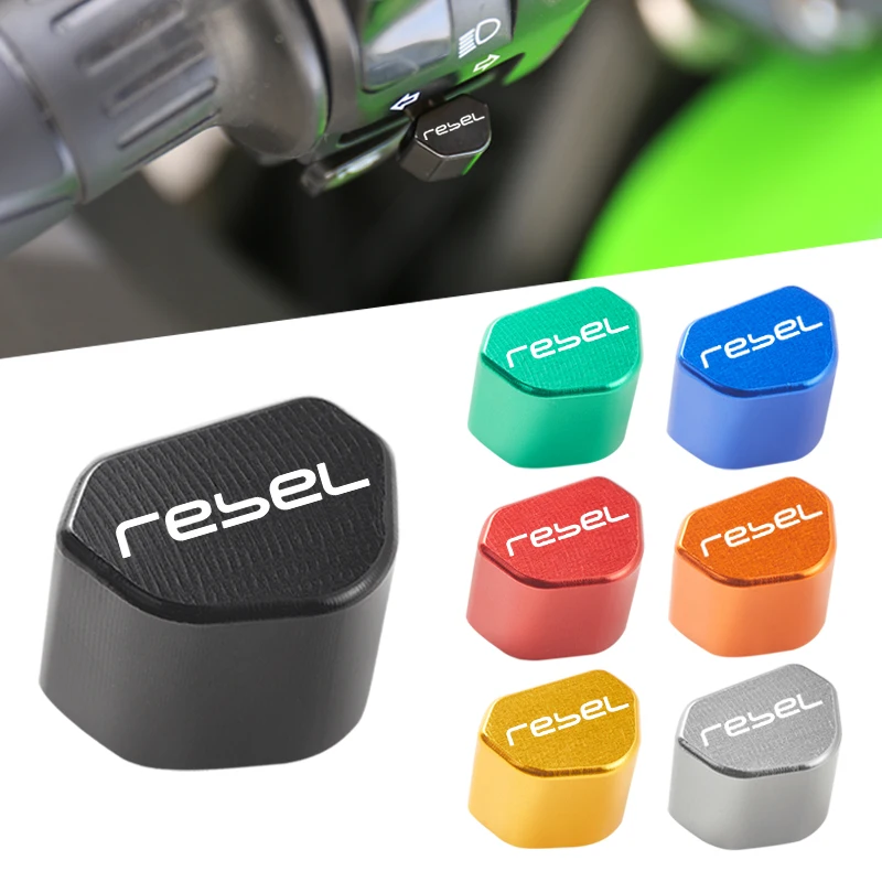 For Honda CMX1100 Rebel1100 Rebel 1100 CMX500 CMX300 CM500 CM300 CNC Aluminum Motorcycle Button Turn Signal Switch Key Cap
For Honda CMX1100 Rebel1100 Rebel 1100 CMX500 CMX300 CM500 CM300 CNC Aluminum Motorcycle Button Turn Signal Switch Key Cap