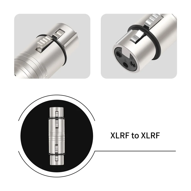 M05K 4 Pack XLR Female To Female, 3 Pin XLR Female To 3 Pin XLR Female Gender Changer Connector For Microphone,Stereo,Mixerr
M05K 4 Pack XLR Female To Female, 3 Pin XLR Female To 3 Pin XLR Female Gender Changer Connector For Microphone,Stereo,Mixerr