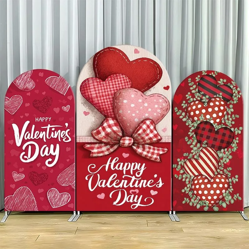 Arch Backdrop Cover Single Side Valentine Day Red Heart Gingham Polka Hearts Bow Party Decoration Photo Booth Background Event
Arch Backdrop Cover Single Side Valentine Day Red Heart Gingham Polka Hearts Bow Party Decoration Photo Booth Background Event