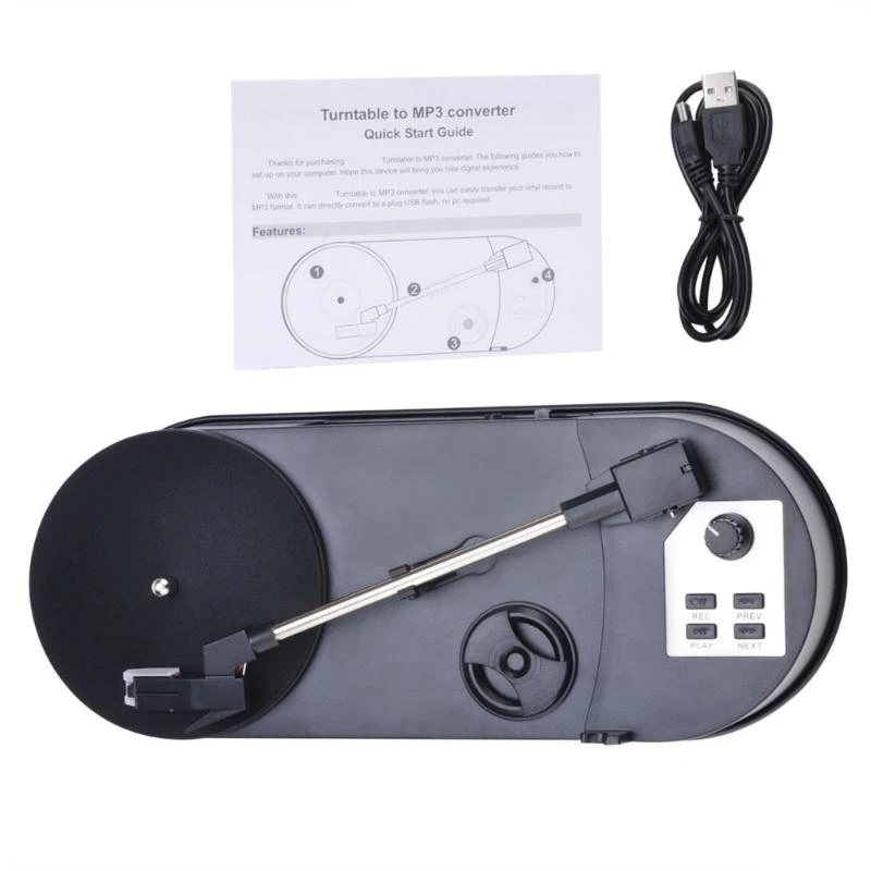 U55B Record Player to MP3 Turntable to MP3 Conversion Integrated Speakers
U55B Record Player to MP3 Turntable to MP3 Conversion Integrated Speakers